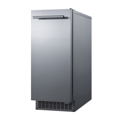 Summit BIM68OSGDR 26 Lbs. Full Size Freestanding Outdoor or Indoor Undercounter Ice Maker - 115 Volts