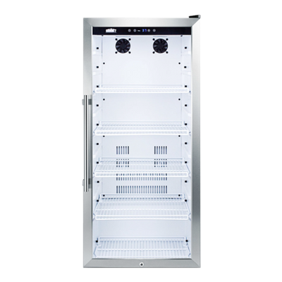 Summit SCR1006 21.25" W White Hinged Door Beverage Center - 115 Volts 1-Ph