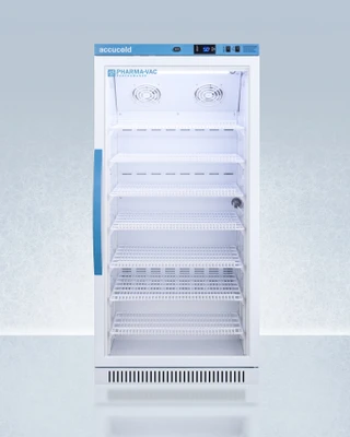 Summit ARG8PV 23.38"W White Accucold Pharma-Vac Series 8 Cu. Ft. Medical Refrigerator - 115 Volts 1-Ph