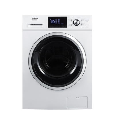 Summit SPWD2202W 2.7 Cu. Ft. White Exterior Washer and Dryer Combo - 115 Volts