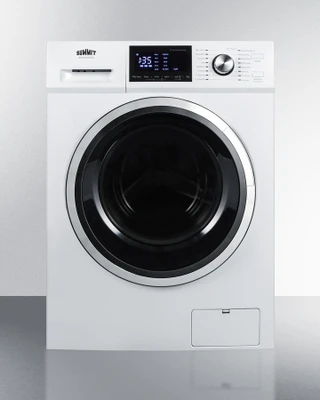 Summit SPWD2202W 2.7 Cu. Ft. White Exterior Washer and Dryer Combo - 115 Volts