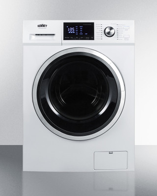 Summit SPWD2202W 2.7 Cu. Ft. White Exterior Washer and Dryer Combo - 115 Volts