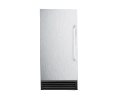 Summit BIM44GADA 25 Lbs. Cube Style Freestanding Indoor Air Cooled Undercounter Icemaker - 115 Volts