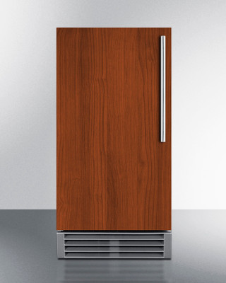 Summit BIM44GCSSIFADA 25 Lbs. Air Cooled Undercounter Cube Style Freestanding Indoor Icemaker - 115 Volts