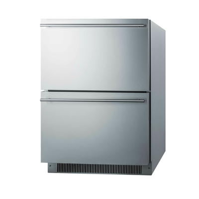 Summit ADRD24 23.38&quot; W Stainless Steel Solid All-Refrigerator - 115 Volts 1-Ph