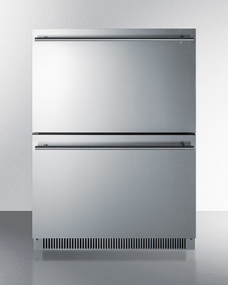Summit ADRD24 23.38" W Stainless Steel Solid All-Refrigerator - 115 Volts 1-Ph
