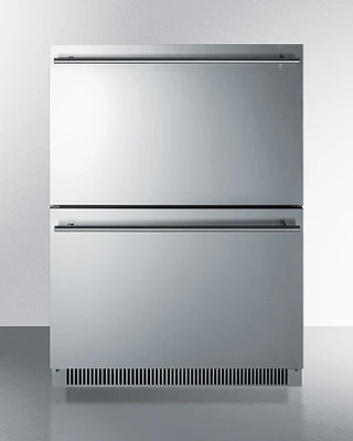 Summit ADRD24 23.38" W Stainless Steel Solid All-Refrigerator - 115 Volts 1-Ph