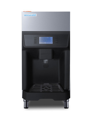 Summit AIWD220 13.88" W Stainless Steel Countertop Commercial Cube Ice and Water Dispenser - 115 Volts