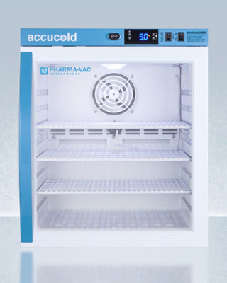 Summit ARG1PV 17.5" W White Accucold Pharma-Vac Series Medical Refrigerator - 115 Volts 1-Ph