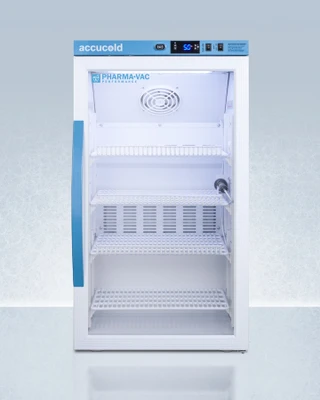 Summit ARG3PV 18.5" W Accucold Pharma-Vac Series White 3 cu. ft. Medical Refrigerator - 115 Volts 1-Ph
