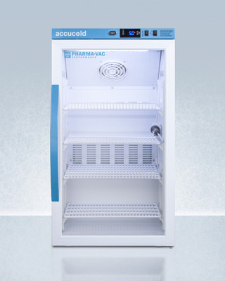 Summit ARG3PV 18.5" W Accucold Pharma-Vac Series White 3 cu. ft. Medical Refrigerator - 115 Volts 1-Ph