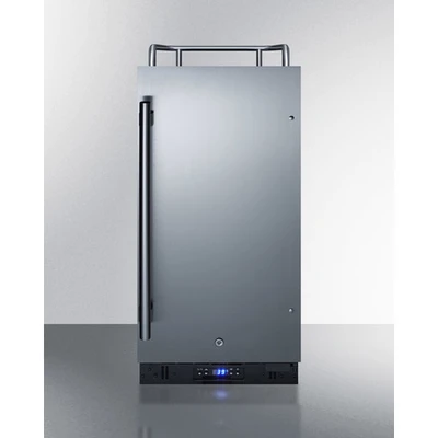 Summit SBC15NK 2.9 Cu. Ft. Stainless Steel Draft Beer Cooler Dispenser
