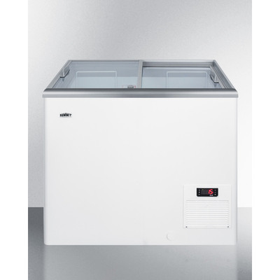 Summit NOVA22 7.2 Cu. Ft. Flat Top White Chest Style Ice Cream Freezer - 115 Volts