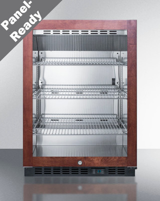 Summit SCR610BLPNR 23.63" W Black Hinged Beverage Center - 115 Volts 1-Ph