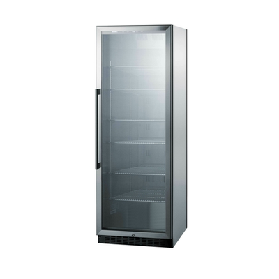 Summit SCR1401 23.63&quot; W Stainless Steel 1 Section Beverage Center - 115 Volts 1-Ph