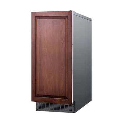 Summit BIM68OSPUMPIF 0.98 Cu. Ft. Air Cooled Undercounter Cube Style Freestanding Outdoor or Indoor Ice Maker - 115 Volts