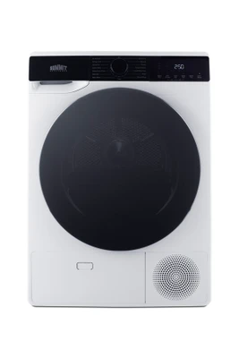 Summit SLDHP344 23.5" W White and Black Door Non-Vented Heat Pump Dryer - 220 Volts