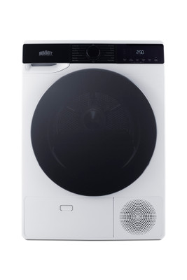 Summit SLDHP344 23.5" W White and Black Door Non-Vented Heat Pump Dryer - 220 Volts