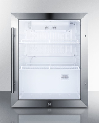 Summit SPR314LOS 18.88" W Black Hinged Outdoor Refrigerator - 115 Volts 1-Ph
