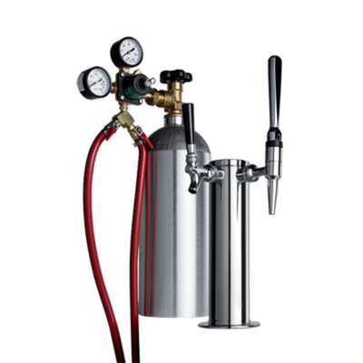 Summit KITCMTWIN Stainless Steel Combo Nitro or Cold Brew Coffee Dispensing Tap Kit