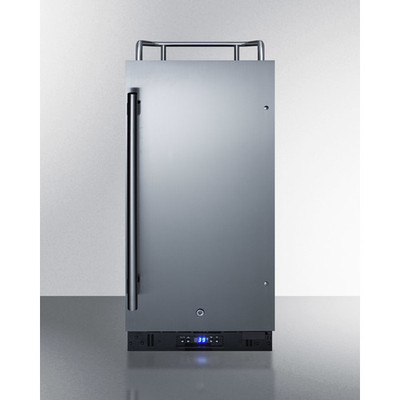 Summit SBC15NKCSS 2.9 Cu. Ft. Stainless Steel Draft Beer Cooler Dispenser