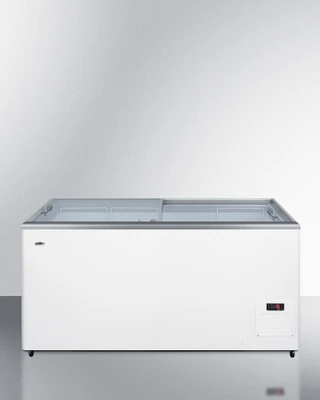 Summit NOVA45 14.1 Cu. Ft. Flat Top White Chest Style Ice Cream Freezer - 115 Volts