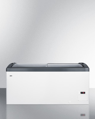Summit FOCUS151 14.8 Cu. Ft. Angled Top White Chest Style Ice Cream Freezer - 115 Volts