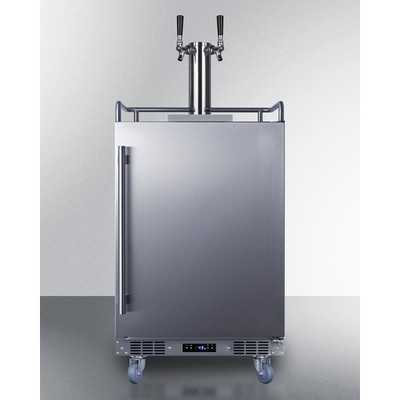 Summit SBC682CFTWIN 5.6 Cu. Ft. Stainless Steel Indoor or Outdoor Cold Brew Coffee Dispenser