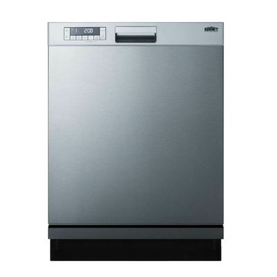 Summit DW2435SS 23.5&quot; W x 34.5&quot; H Stainless Steel Dishwasher - 115 Volts