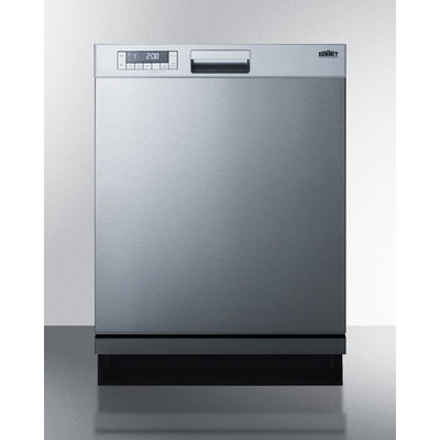 Summit DW2435SS 23.5" W x 34.5" H Stainless Steel Dishwasher - 115 Volts