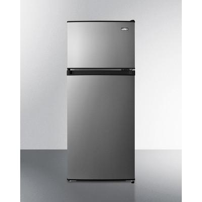 Summit CP73PL 18.5" W Stainless Steel Solid Door Compact Refrigerator or Freezer - 115 Volts