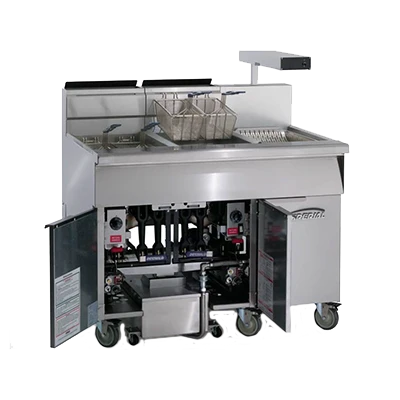 Imperial IFSCB-675C-LP Liquid Propane Stainless Steel Fryer - 875,000 BTU