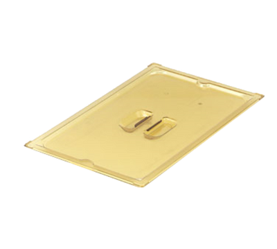 Vollrath 33200 High-Temp Amber Plastic Super Pan 1/2 GN Solid Cover
