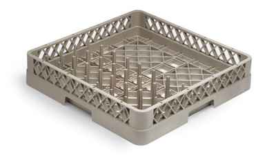 Vollrath TR15 Co-Polymer Plastic Beige Half Open and Half Peg Traex Full Size Rack Max-Combo Rack