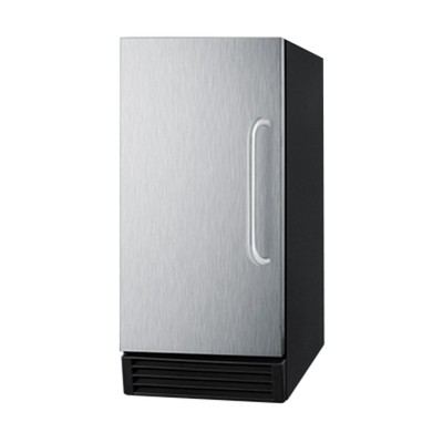 Summit BIM44G 25 Lbs. Cube Style Freestanding Indoor Air Cooled Undercounter Icemaker - 115 Volts