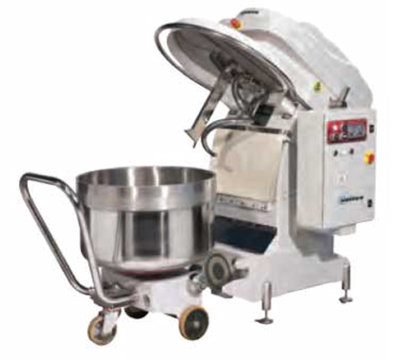 Univex SL160RB 353 Lbs. Two Speed Silverline Spiral Mixer - 220 Volts 3-Ph