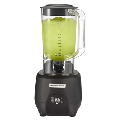 Hamilton Beach HBB908R-CE 44 Oz. Polycarbonate Container Stainless Steel Blades 908 Bar Blender - 220-240 Volts 1-Ph