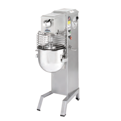 Univex SRMF20 19.38" W x 45.75" H x 27.63" D 20 Qt. Stainless Steel Variable Speed Mixer