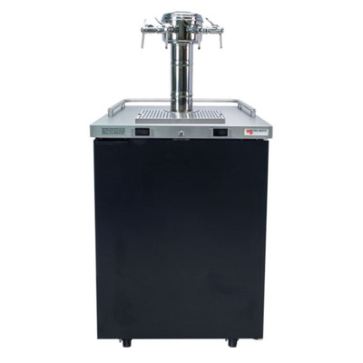 Micro Matic MDD23W-E-E 1 Quadruple Faucet Column One Section Pro-Line E-Series Dual Temperature Wine Cooler Dispenser