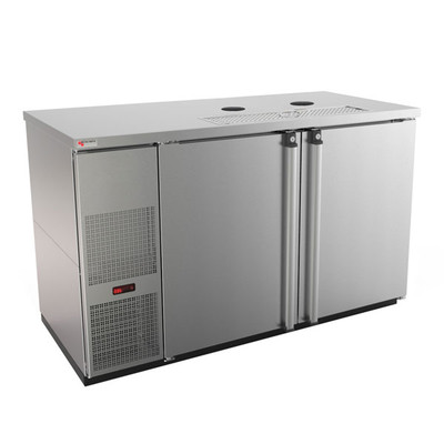Micro Matic MDD58S-E-LT Black Flat Top Pro-Line E-Series Draft Beer Cooler Less Draft Tower - 115 Volts