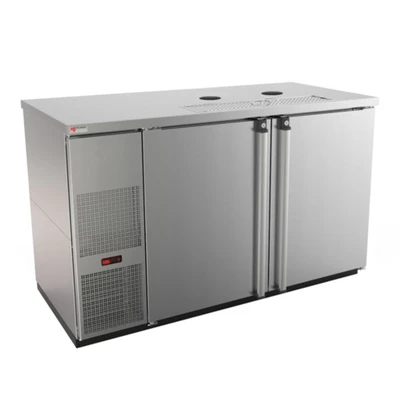 Micro Matic MDD58S-E-LT Black Flat Top Pro-Line E-Series Draft Beer Cooler Less Draft Tower - 115 Volts