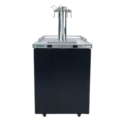 Micro Matic MDD23W-E-C 1 Quadruple Faucet Column One Section Pro-Line E-Series Dual Temperature Wine Cooler Dispenser