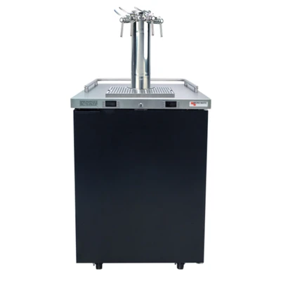 Micro Matic MDD23W-E-C 1 Quadruple Faucet Column One Section Pro-Line E-Series Dual Temperature Wine Cooler Dispenser