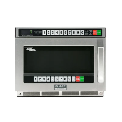 Sharp R-CD1200M TwinTouch 1200 Watt Commercial Microwave Oven with Dual TouchPads