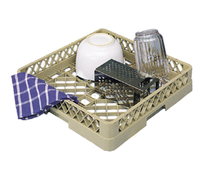 Vollrath TR1AA 19.75" W x 7.13" H Co-Polymer Plastic Full Size with (2) Extender Traex Open Dishwasher Rack