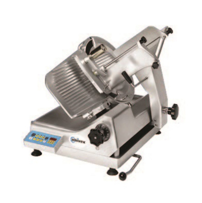 Univex 1000S Premium Series 13" Blade Gravity Feed Automatic Meat Slicer - 1/2 HP