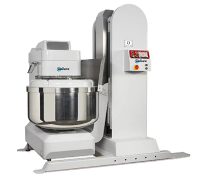 Univex SL160LH 350 Lbs. Two Speed Silverline Spiral Mixer - 220 Volts 3-Ph
