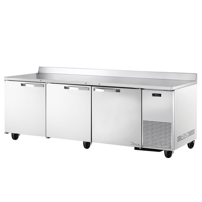 True TWT-93-HC~SPEC3 Stainless Steel 3 Section 3 Doors SPEC SERIES Deep Work Top Refrigerator - 115 Volts 0.2 HP