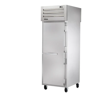 True STG1HPT-1S-1S Stainless Steel and Aluminum Pass-Thru 1 Section SPEC SERIES Heated Cabinet with Solid Door - 208-230 Volts 1-Ph