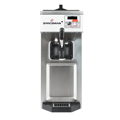 Spaceman 6210-C 1 Flavor Compact Countertop Gravity Fed Soft-Serve Machine - 110-115 Volts